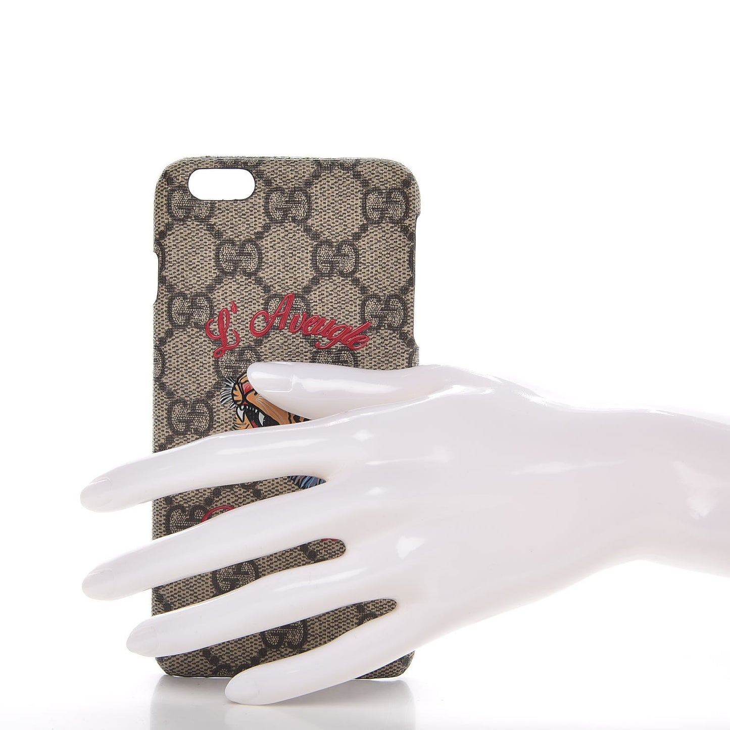 GG Supreme Monogram Tiger Print iPhone 6 Plus Case