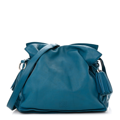 Loewe Calfskin Flamenco Shoulder Bag Turquoise 1 of 13