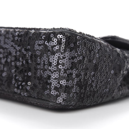 Chanel Sequin Lambskin Medium Moonlight on Water Flap Black 11 of 12