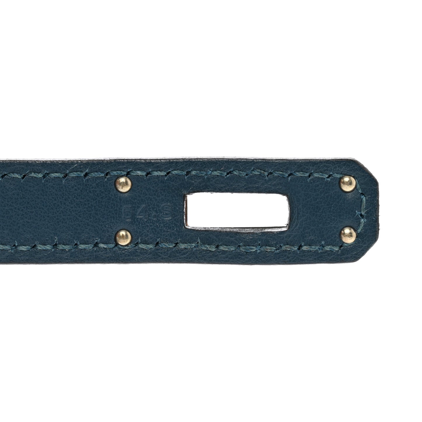 Swift Kelly Cut Clutch Pochette Bleu Tempete