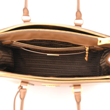 Prada Saffiano Large Galleria Double Zip Tote Cannella 5 of 18