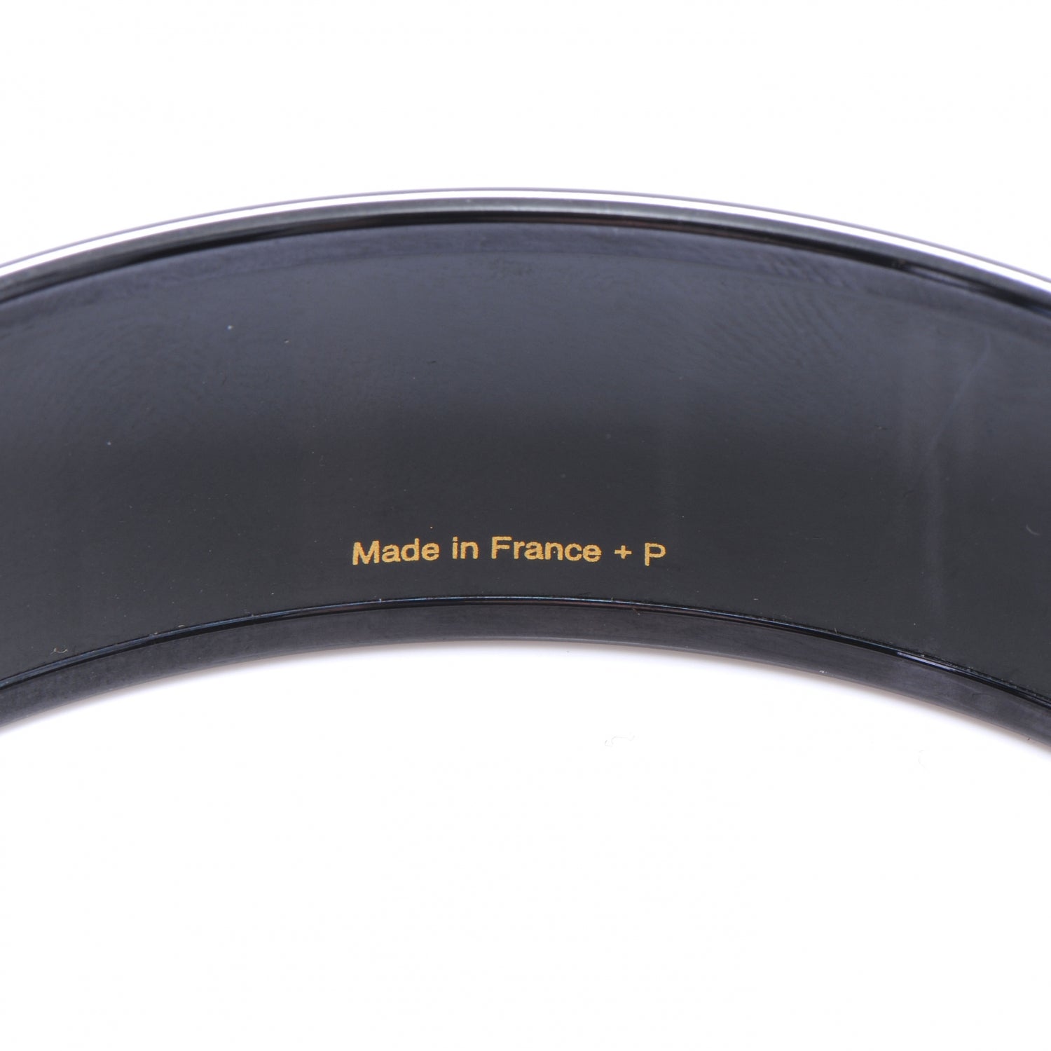 Hermes Enamel Printed Wide Bracelet 65 4 of 5