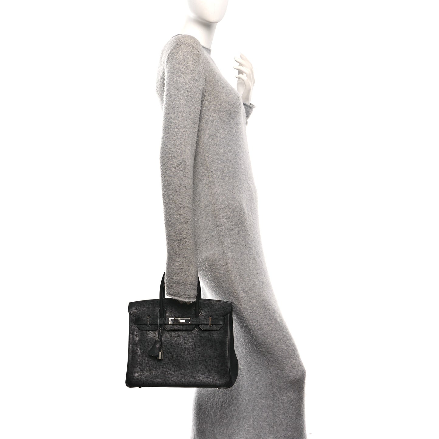 Taurillon Clemence Birkin 30 Black