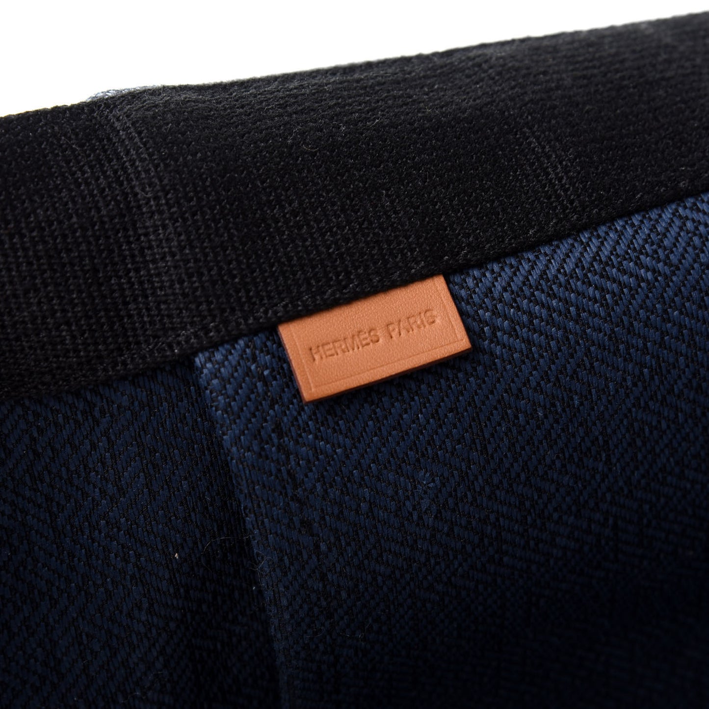 Cotton Canvas Sac De Plage GM Bleu Indigo