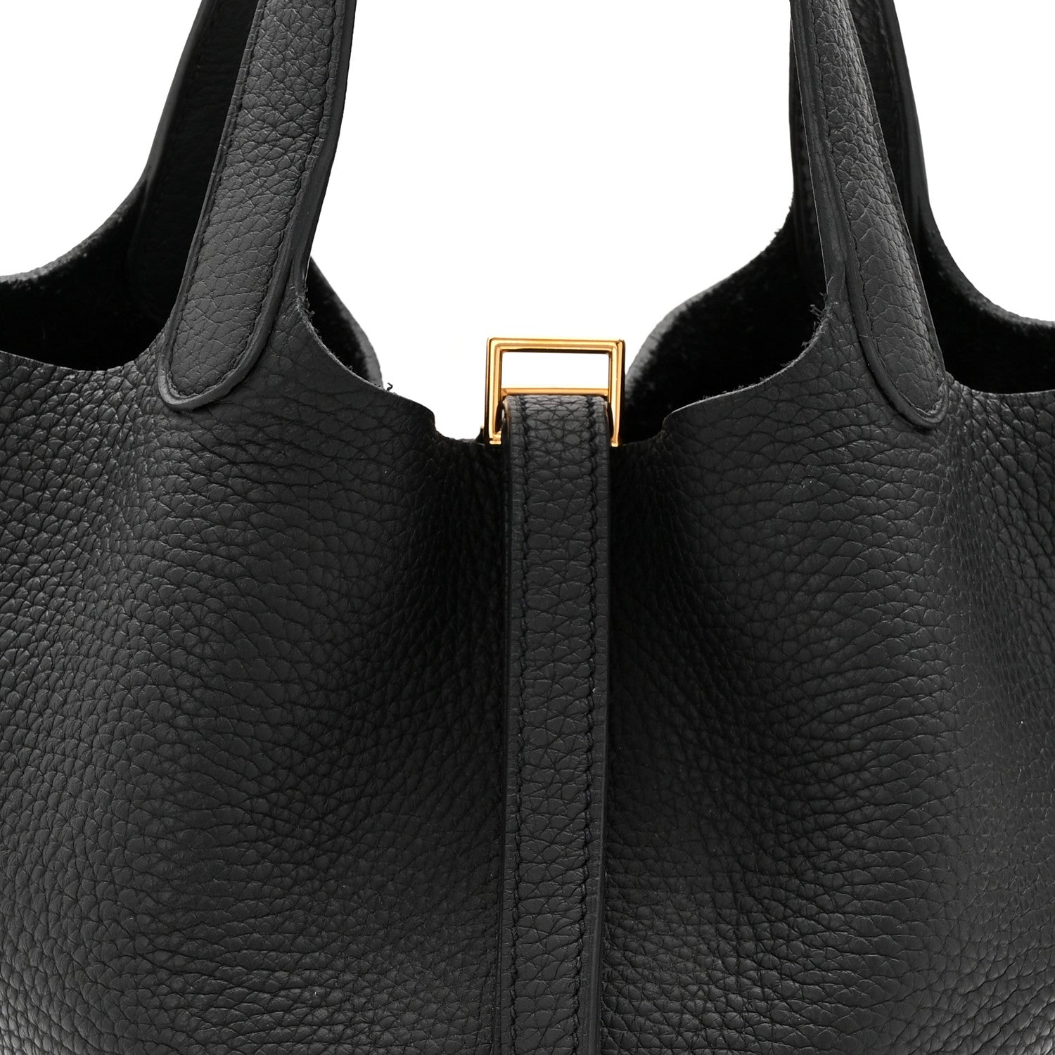 エルメス　プチカレ　ブラック Hermes Taurillon Clemence Picotin Lock 18 PM Black 1871662
