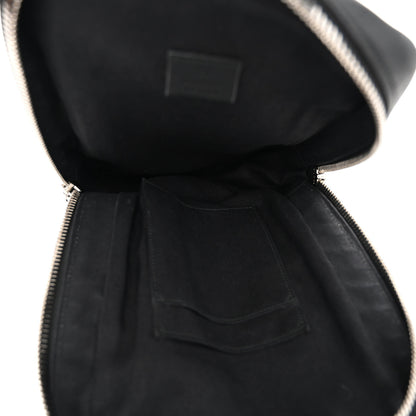 Gucci GG Supreme Monogram Web Belt Bag Black Grey 5 of 10