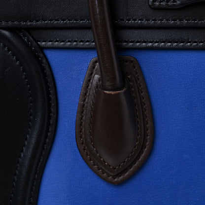 Celine Smooth Calfskin Bullhide Nano Tri-Color Luggage Indigo 20 of 24