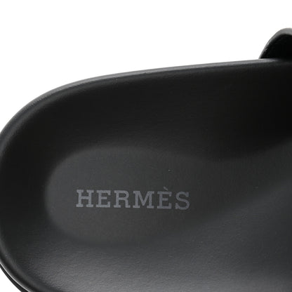 Hermes Calfskin Womens Chypre Sandals 40 Black 8 of 10
