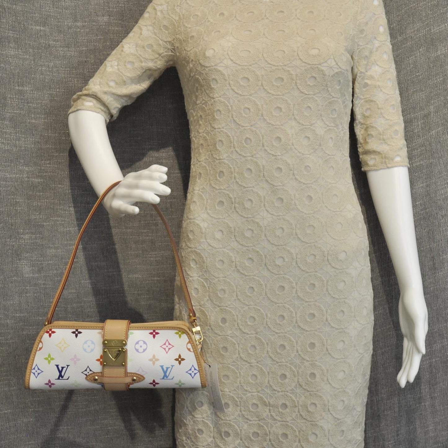 Monogram Multicolor Shirley White