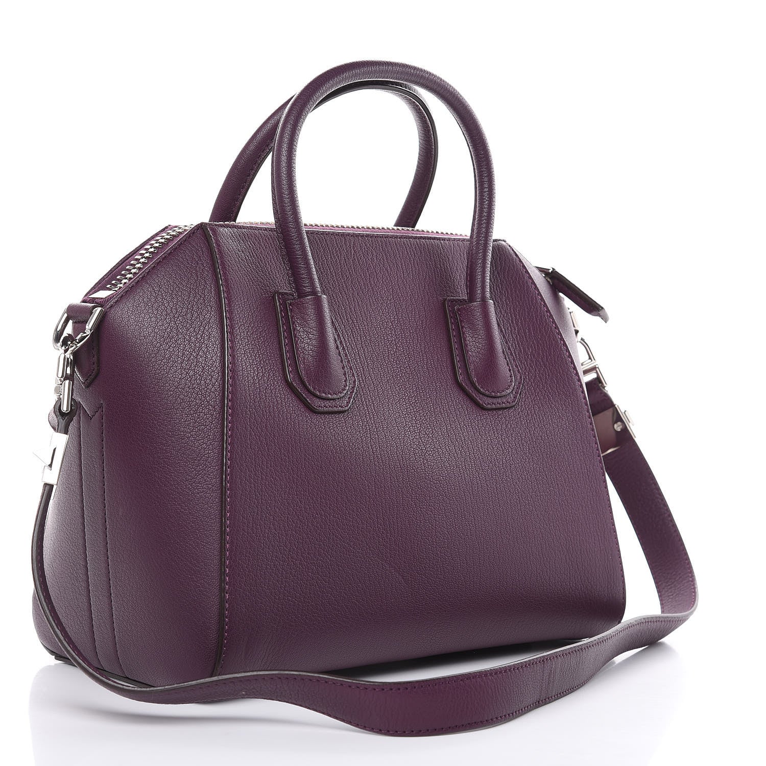 Givenchy Sugar Goatskin Small Antigona Dark Purple 3 of 11