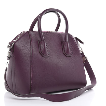 Givenchy Sugar Goatskin Small Antigona Dark Purple 3 of 11