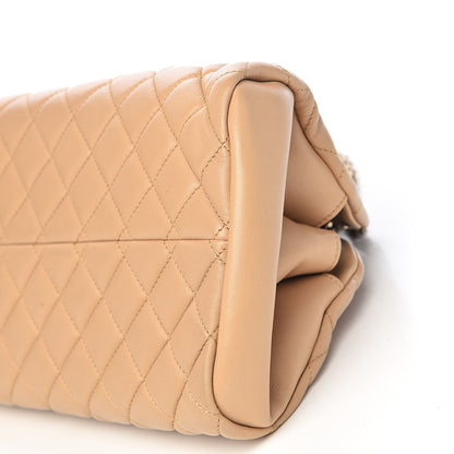 Chanel Lambskin Quilted Medium Just Mademoiselle Beige 9 of 12