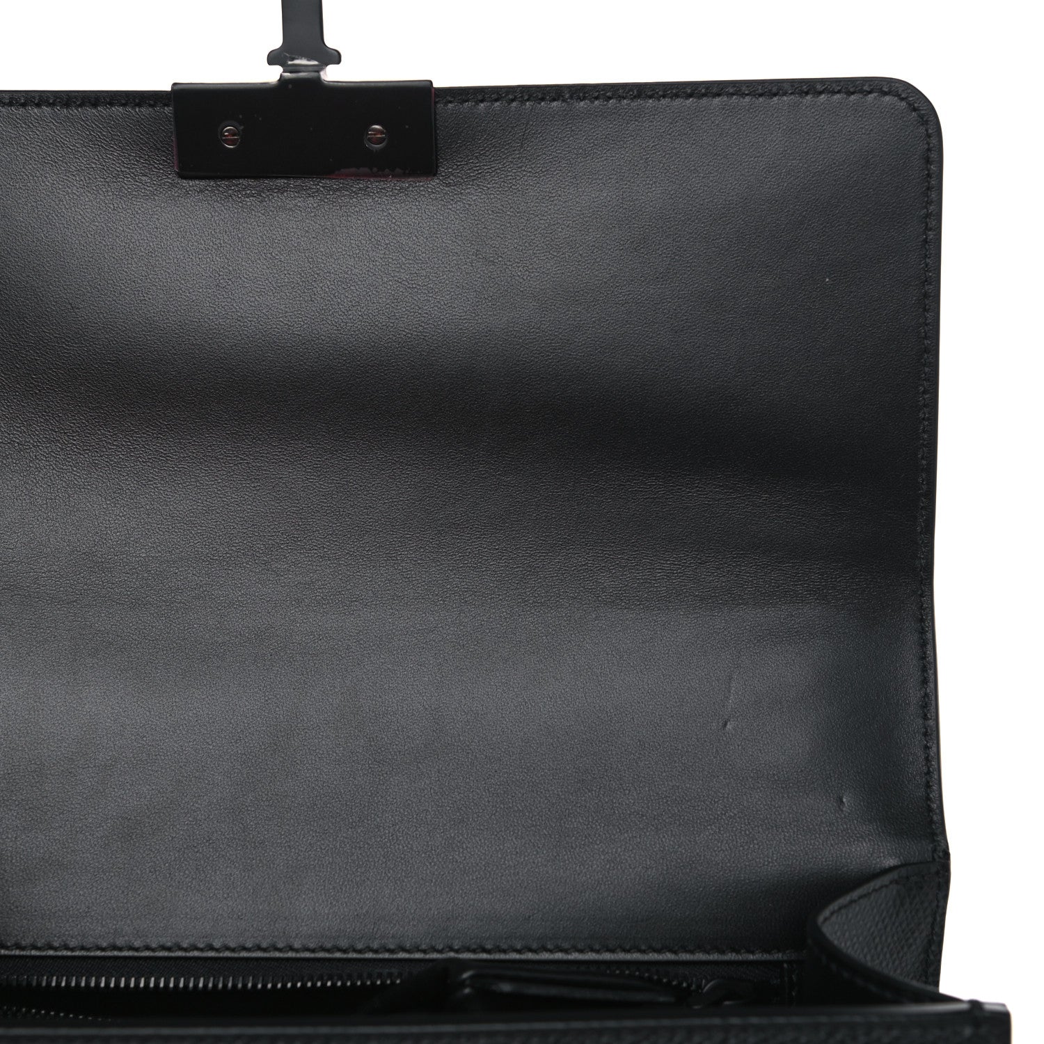 Christian Dior Ultra Matte Grained Calfskin 30 Montaigne Flap Bag Black 8 of 13