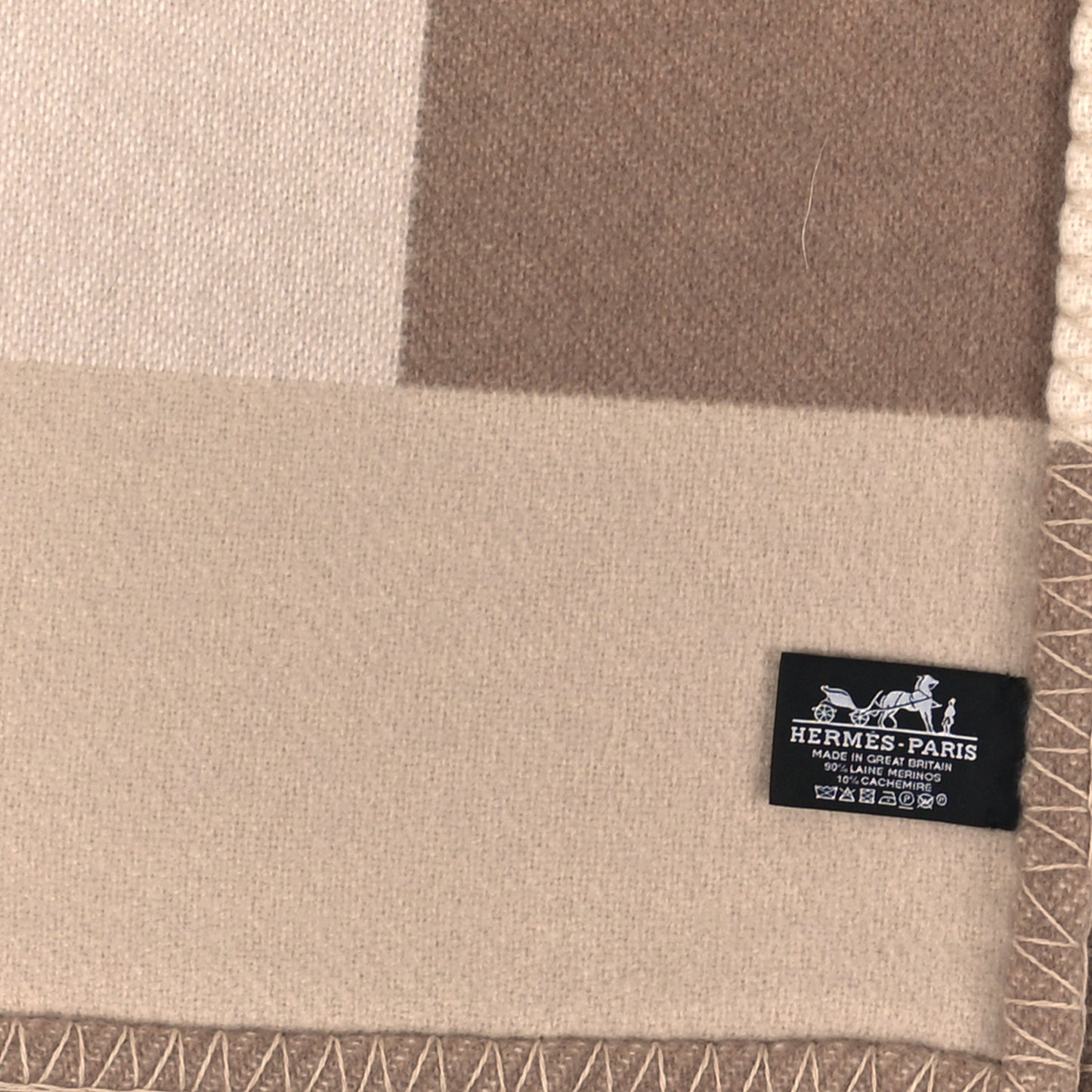 Wool Cashmere Tissage Blanket Sable