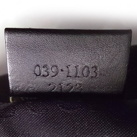 Gucci Monogram GG Boat Bag Black 8 of 9