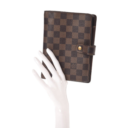 Louis Vuitton Damier Ebene Medium Ring Agenda Cover 2 of 9