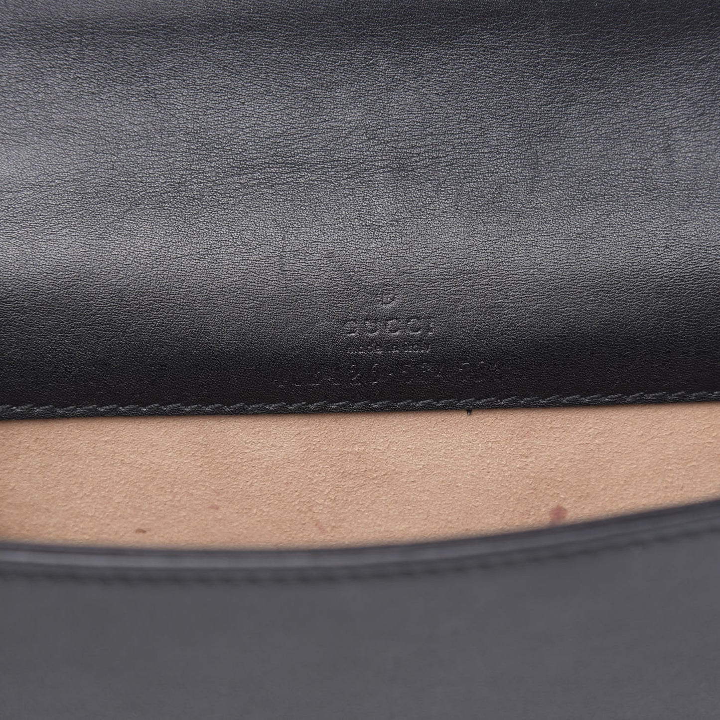 Calfskin Matelasse GG Marmont Mini Bag Black