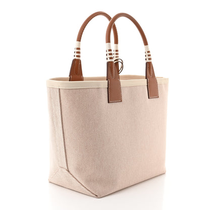 Hermes Military Toile Canvas Swift Steeple 25 Bag Gold 3 of 11