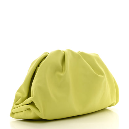 Bottega Veneta Smooth Butter Calf The Pouch Oversized Clutch Kiwi 3 of 7