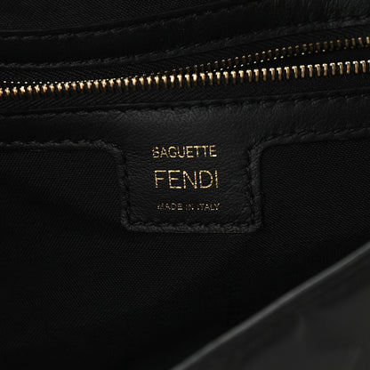 Fendi Nappa FF 1974 Embossed Baguette Black 6 of 8