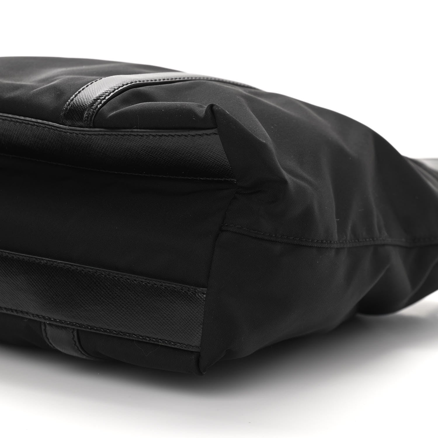 Prada Tessuto Nylon Saffiano Tote Black 10 of 10