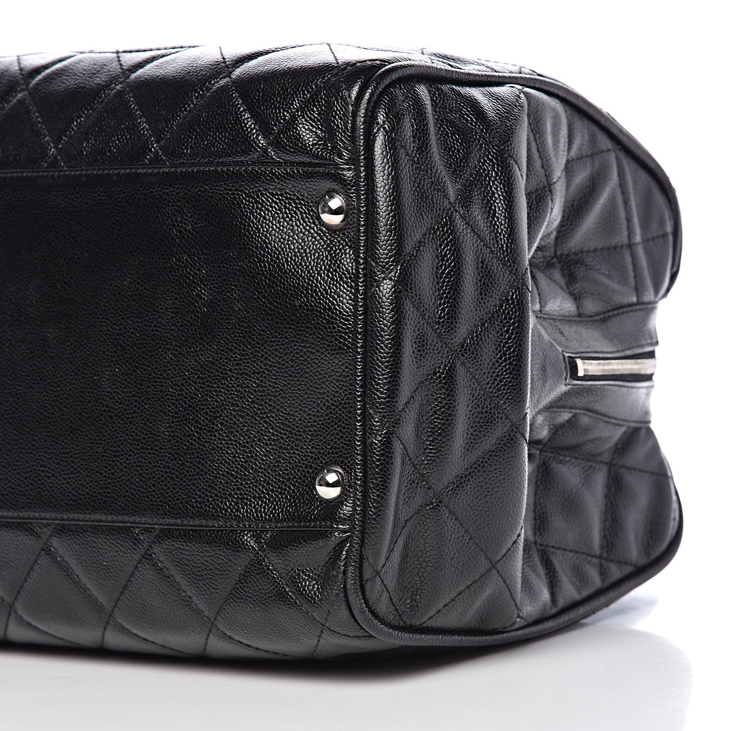 Chanel Caviar Quilted Large CC Timeless Bowler Black 12 of 12
