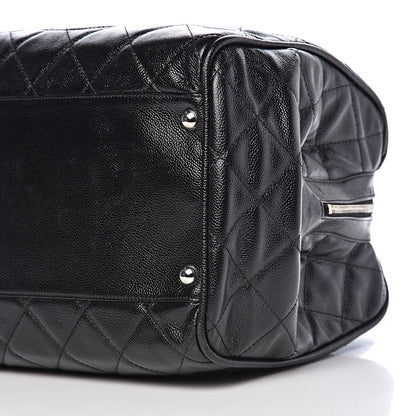 Chanel Caviar Quilted Large CC Timeless Bowler Black 12 of 12