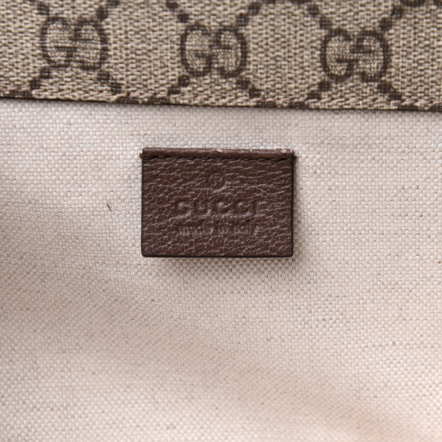 GG Supreme Monogram Web Small Neo Vintage Double Flap Messenger Bag Beige New Acero
