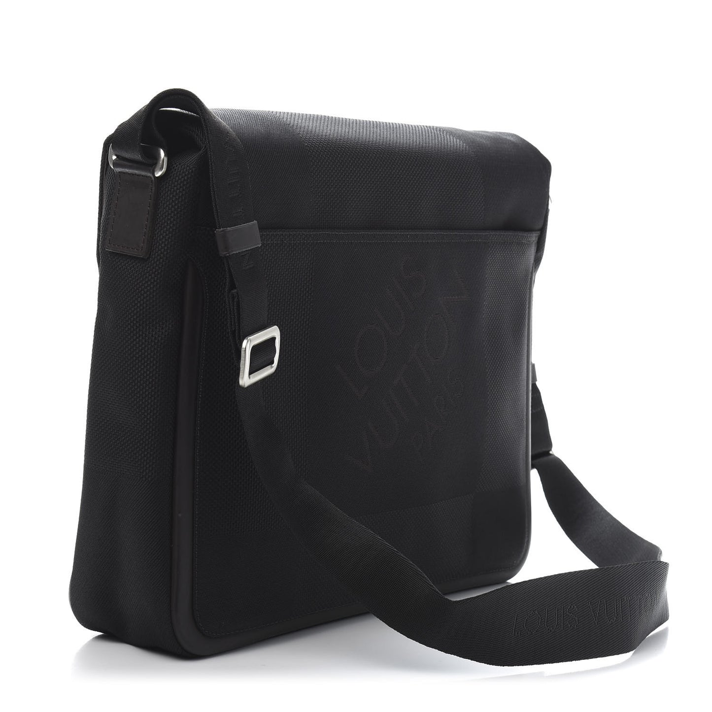 Damier Geant Messenger Bag Black