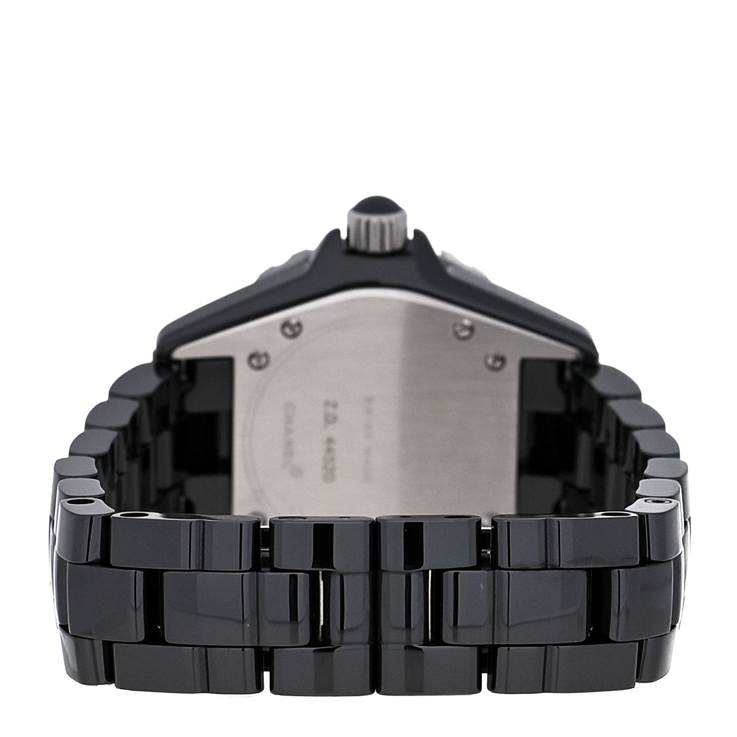 Chanel Stainless Steel Ceramic 33mm J12 Quartz Watch Black 3 of 5