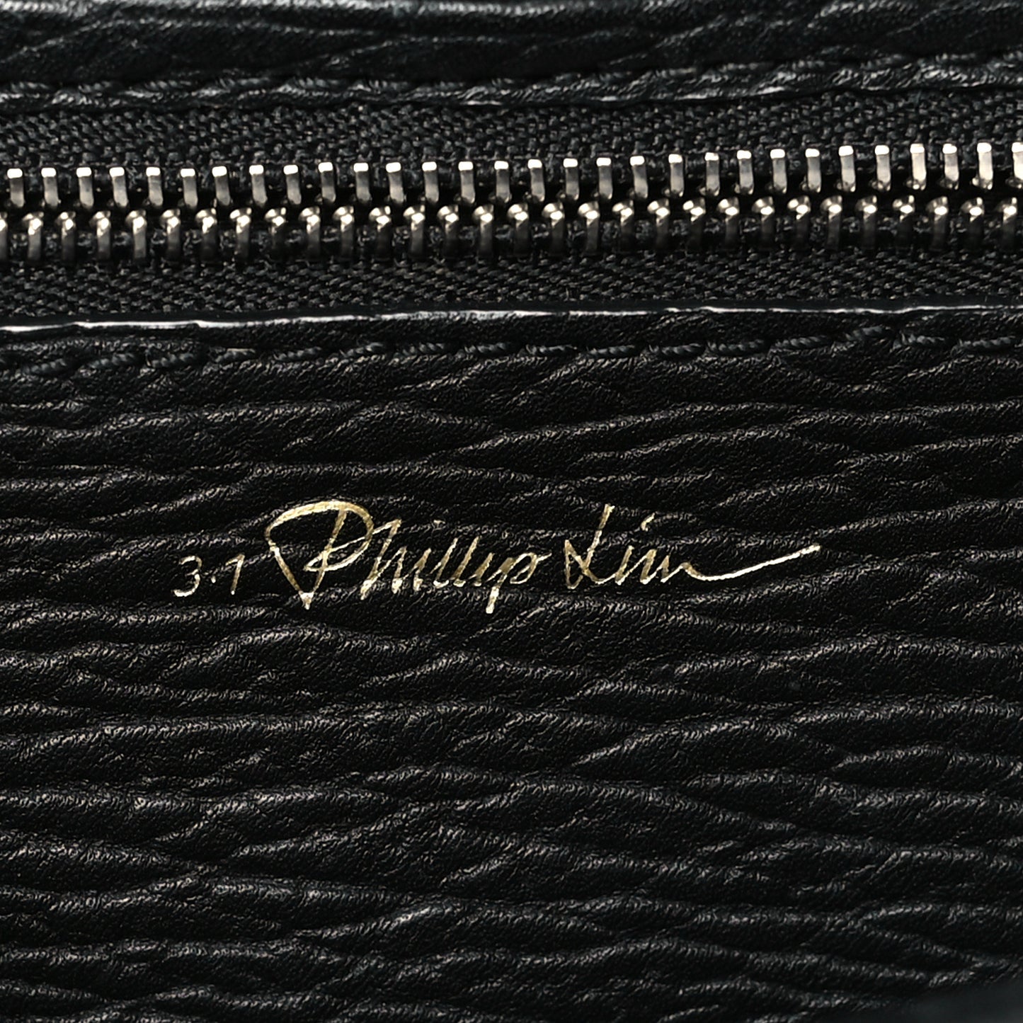 Textured Calfskin Denim Mini Pashli Satchel Black