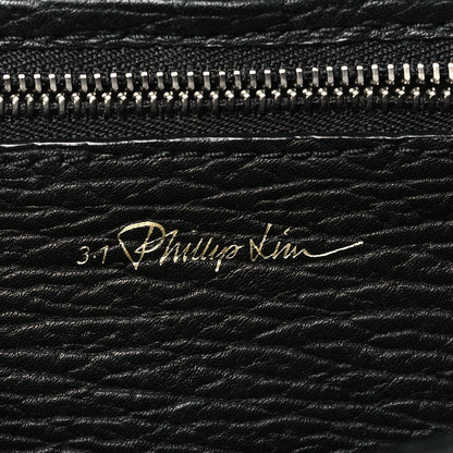 3.1 Phillip Lim Textured Calfskin Denim Mini Pashli Satchel Black 6 of 10