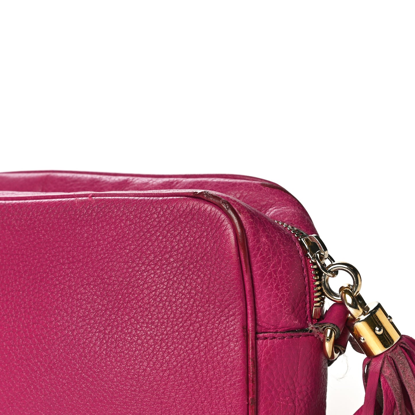 Cellarius Calfskin Small Soho Disco Bag Bright Bouganville