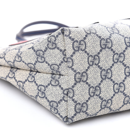 Gucci GG Supreme Monogram Childrens Crab Tote Navy 7 of 8
