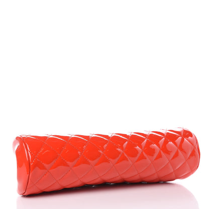Chanel Patent Quilted Timeless Clutch Red 4 of 11