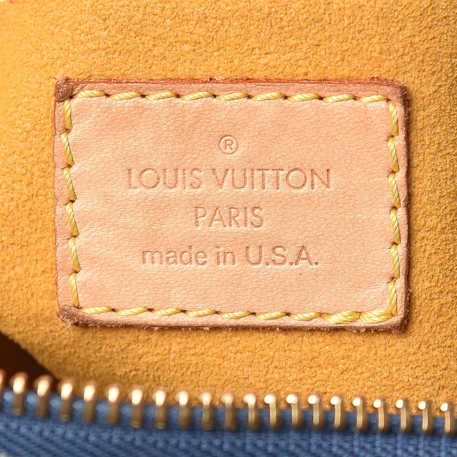 Louis Vuitton Denim Baggy GM Blue 8 of 16