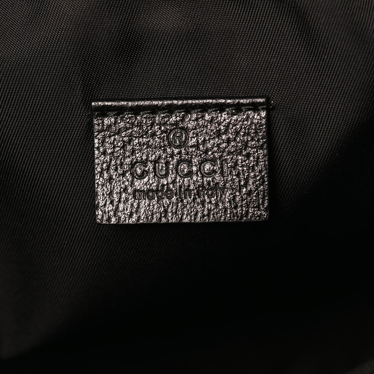 Nylon Retro Patch Convertible Belt Bag Black