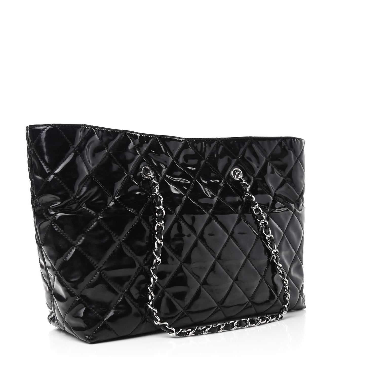 Vinyl Quilted Large In The Business Tote Black