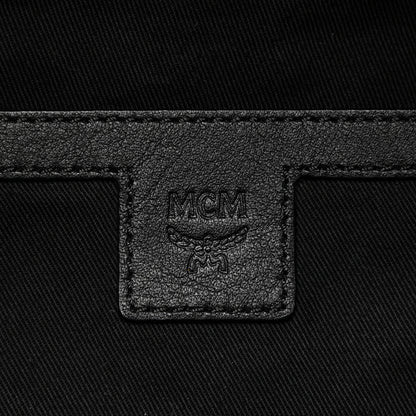 MCM Visetos Medium Belt Bag Black 6 of 10