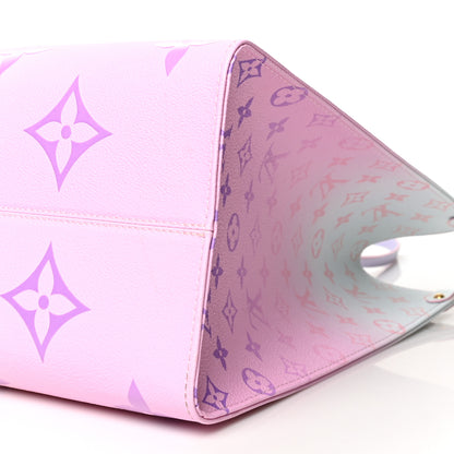 Louis Vuitton Monogram Giant Spring In The City Onthego GM Sunrise Pastel 9 of 10