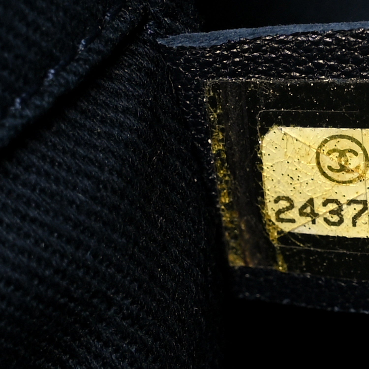 Chanel Denim Small Deauville Tote Dark Blue 7 of 9