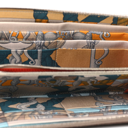 Hermes Epsom Silk'in Wallet Etoupe 5 of 8