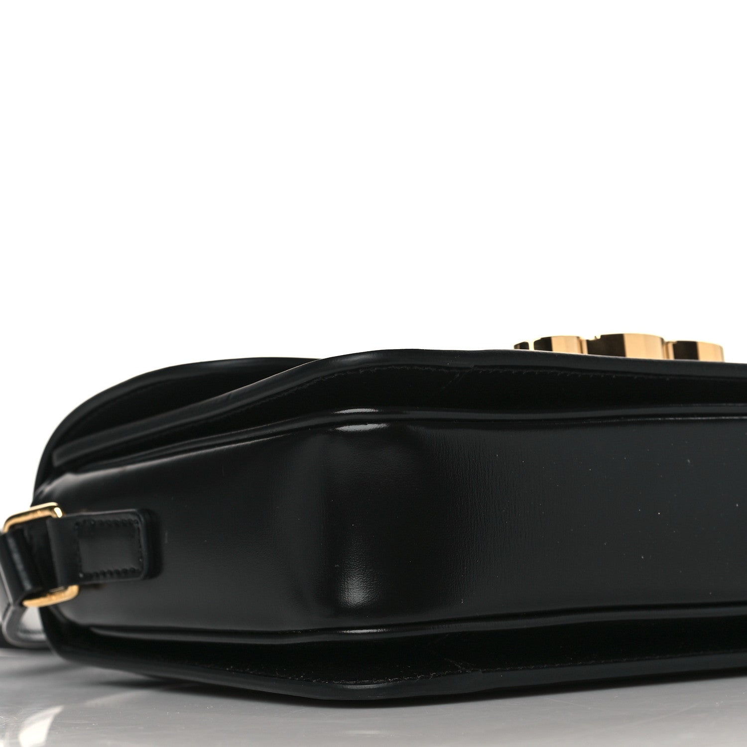 Celine Shiny Calfskin Teen Triomphe Black 8 of 10