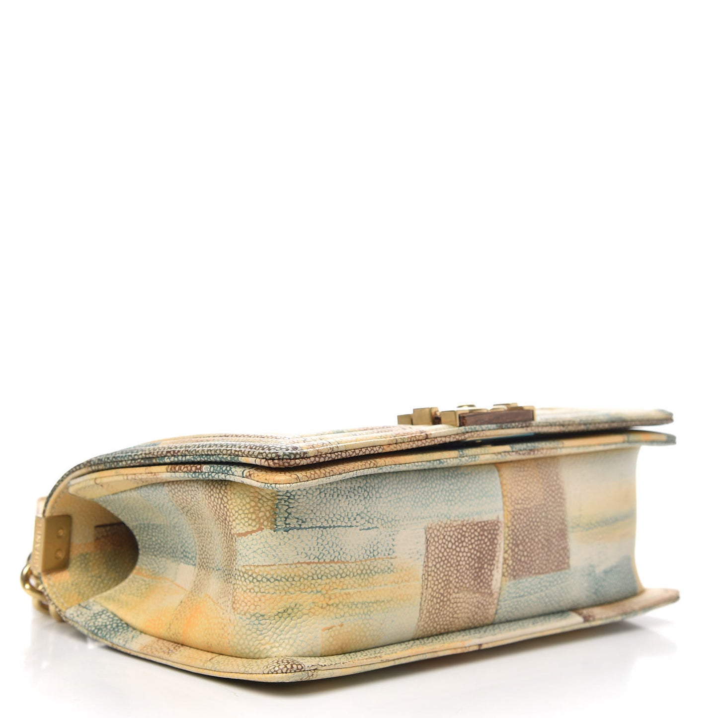 Painted Caviar Quilted Medium Boy In Cuba Flap Multicolor