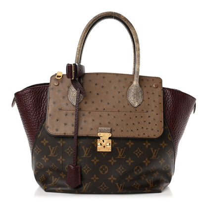 Louis Vuitton Monogram Ostrich Lizard Majestueux PM Bordeaux 1 of 10