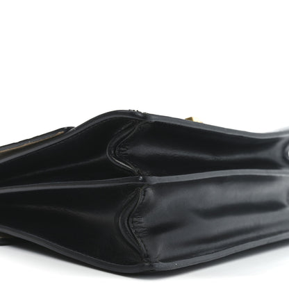 Fendi Vitello Liberty Bi-Color FF 1974 Embossed Kan I Shoulder Bag Black Maya 9 of 10