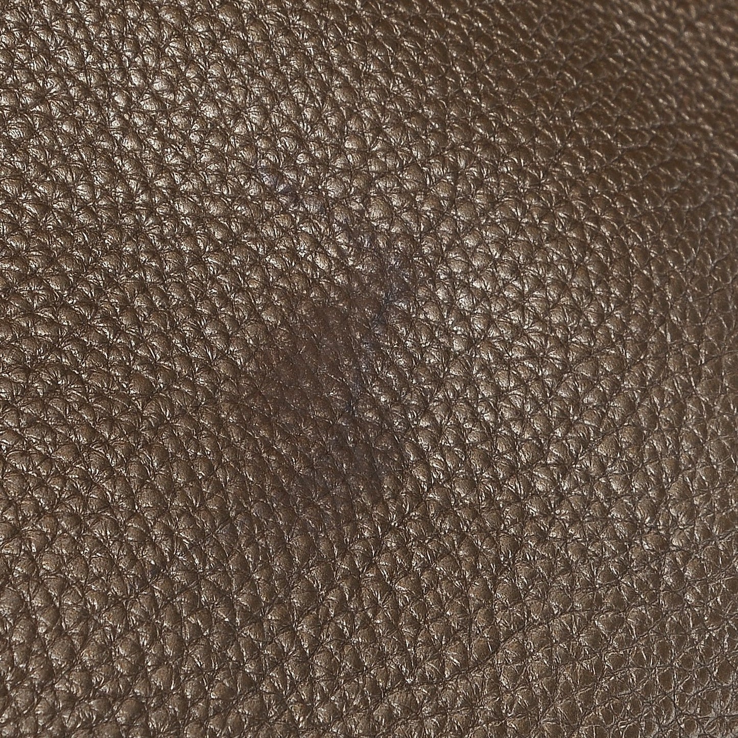 Metallic Pebbled Calfskin Large Soho Shoulder Bag Golden Beige