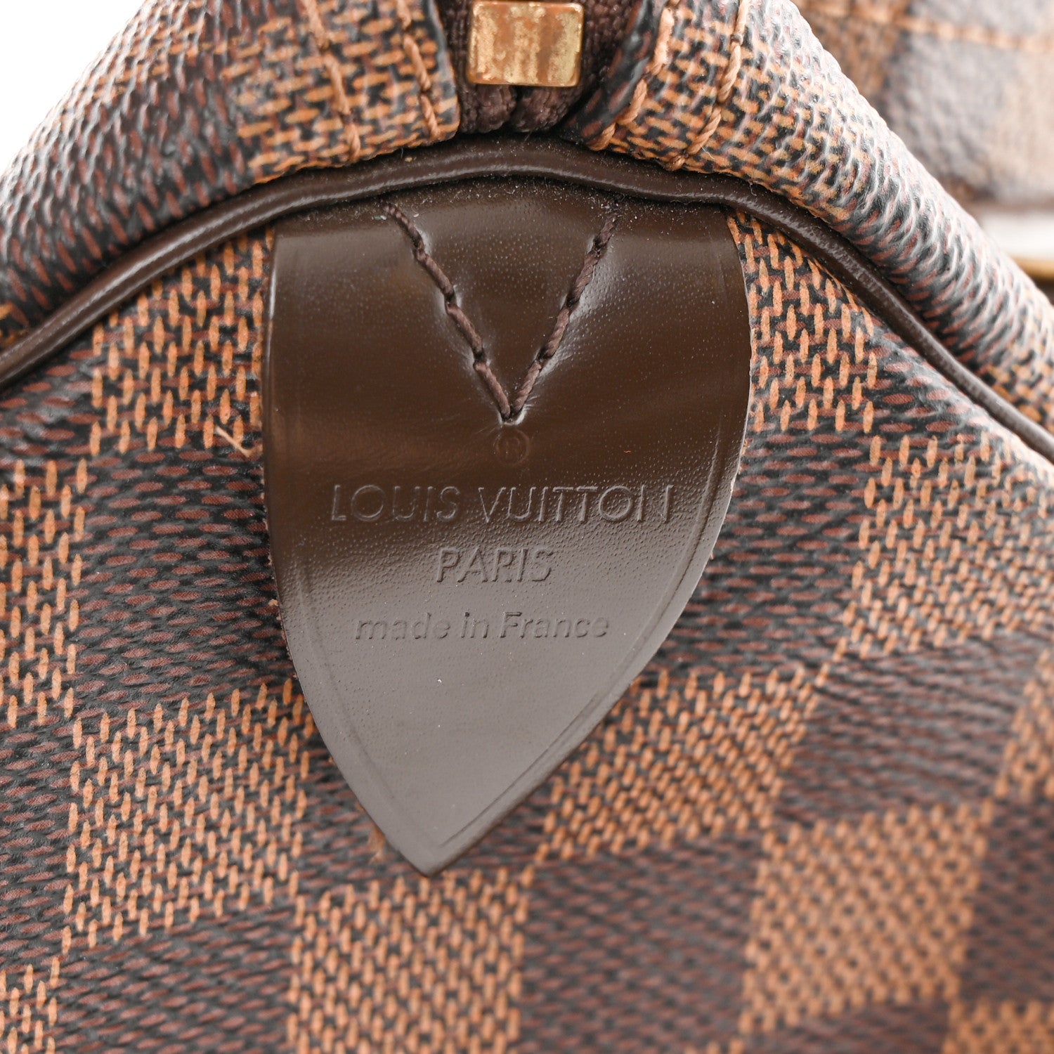 Louis Vuitton Damier Ebene Speedy 30 6 of 9