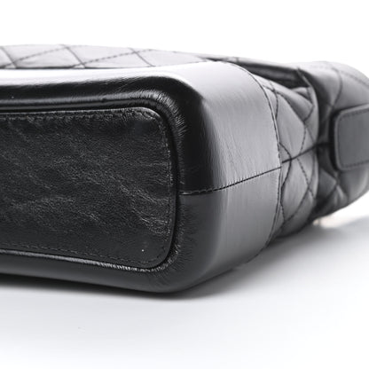 Chanel Aged Calfskin Quilted Medium Gabrielle Hobo Black 10 of 12