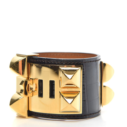 Hermes Shiny Alligator Collier de Chien CDC Bracelet S Ebene 3 of 6